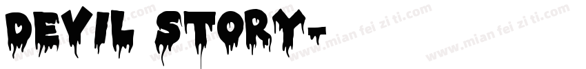 Devil Story字体转换
